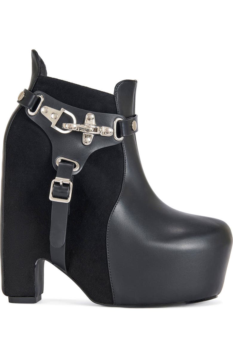 AZALEA WANG Abyss Block Bootie, Main, color, Black