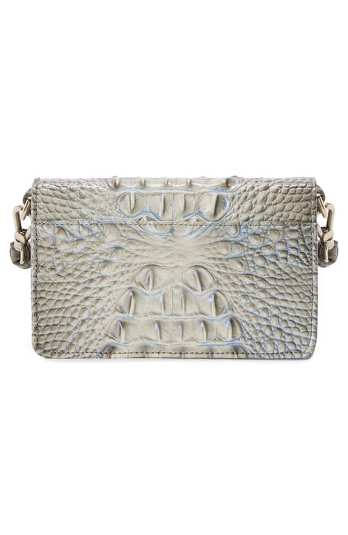 Brahmin Minuette Convertible Leather Crossbody Bag In Gray