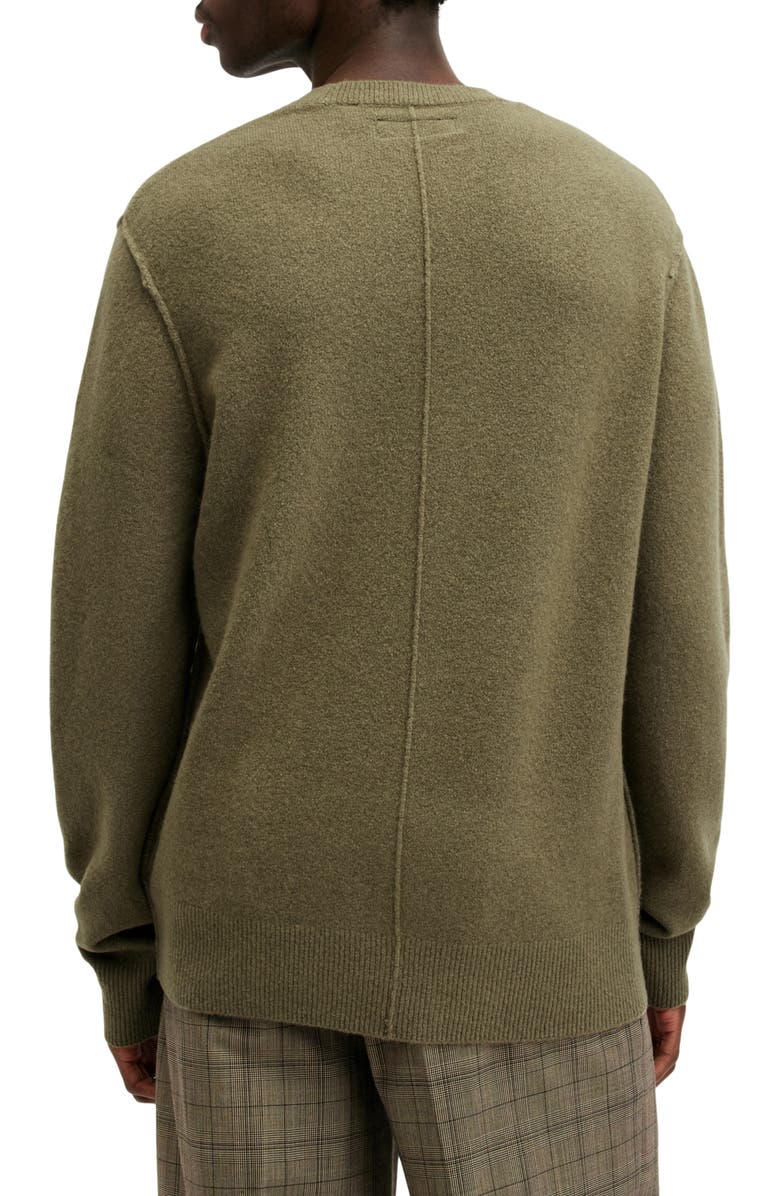 AllSaints Statten Crewneck Sweater, Alternate, color, Avo Green