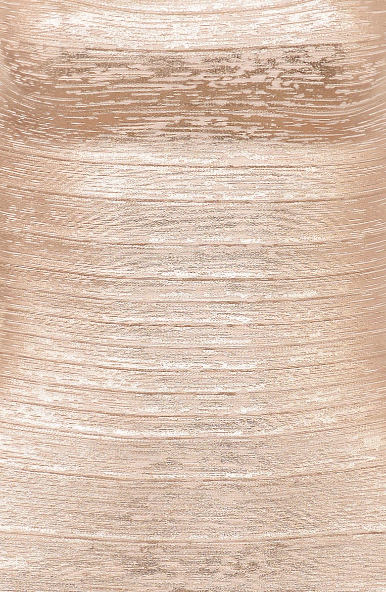 HOUSE OF CB The Body Bandage Minidress, Alternate, color, Champagne