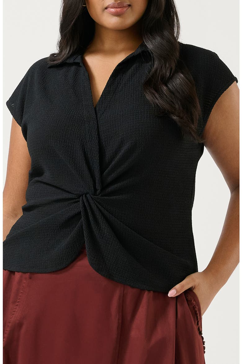 Harko Twist Front Top, Main, color, BLACK