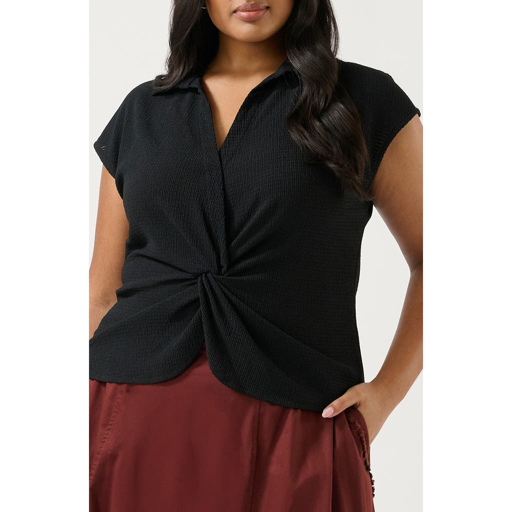 Estelle Harko Twist Front Top In Black