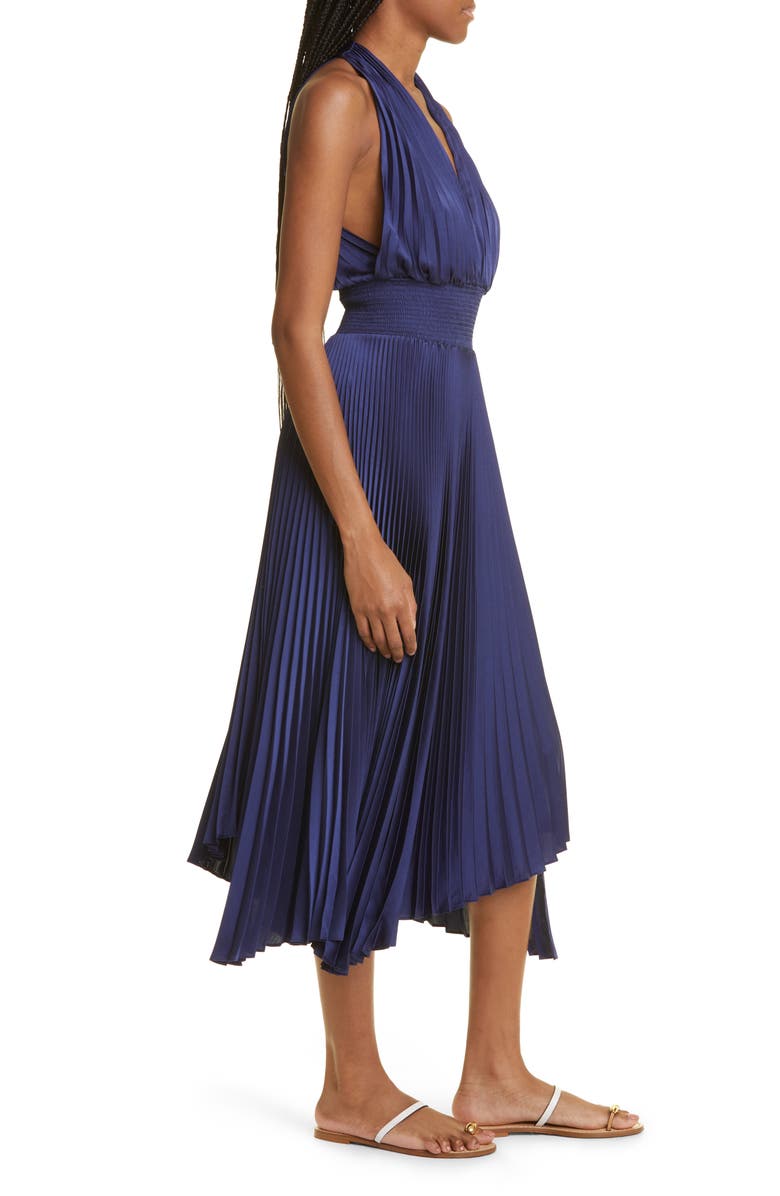 A.L.C. Rose Sleeveless Pleat Dress, Alternate, color, 