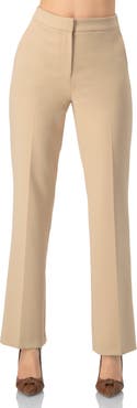 IVONNE Beige Tailored Trousers