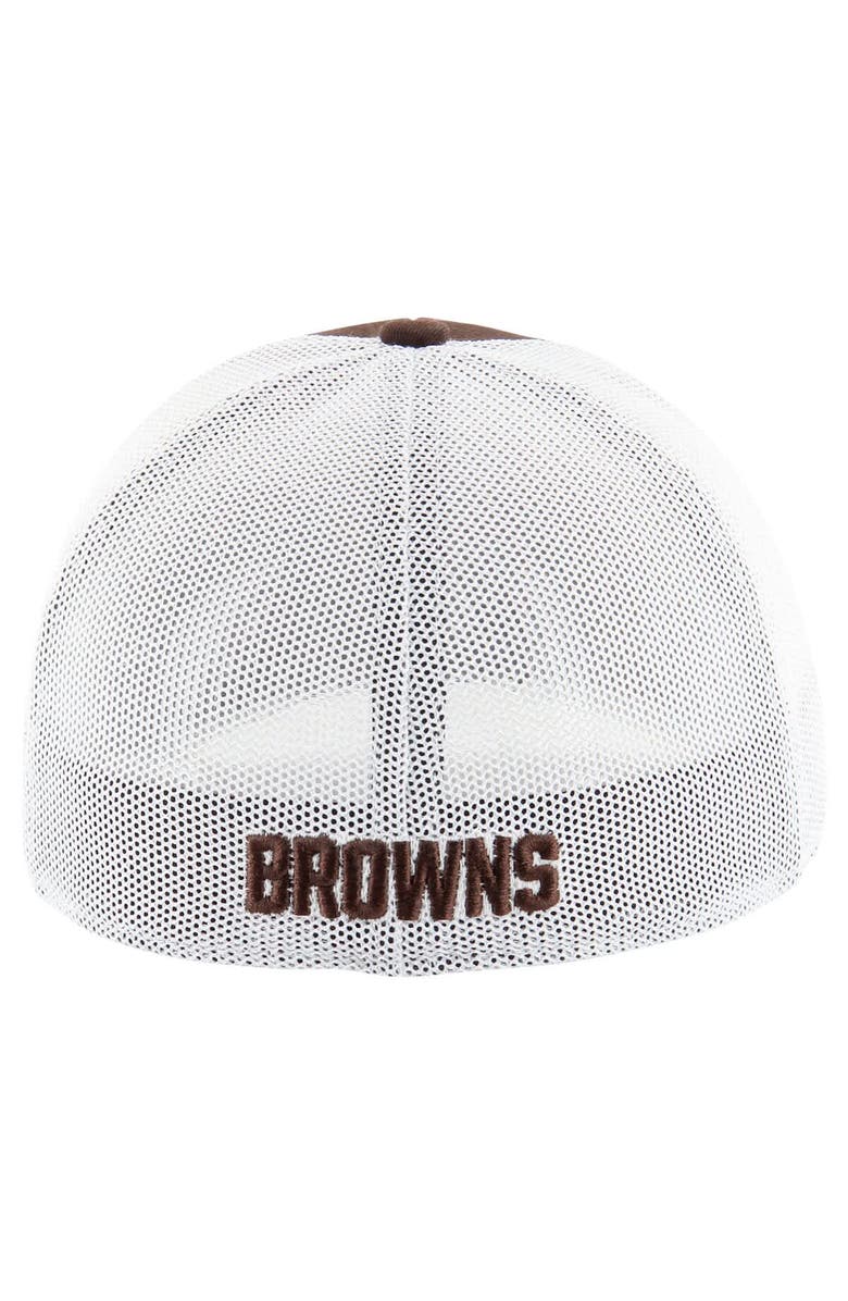 '47 Men's '47 Brown/White Cleveland Browns Thrash Trophy Flex Hat, Alternate, color, Brown