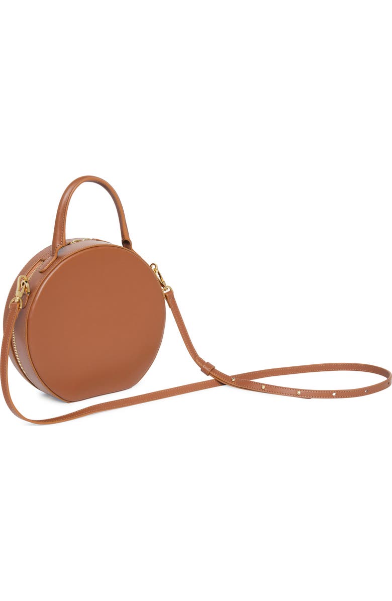 Mansur Gavriel Calfskin Leather Circle Crossbody Bag, Alternate, color,