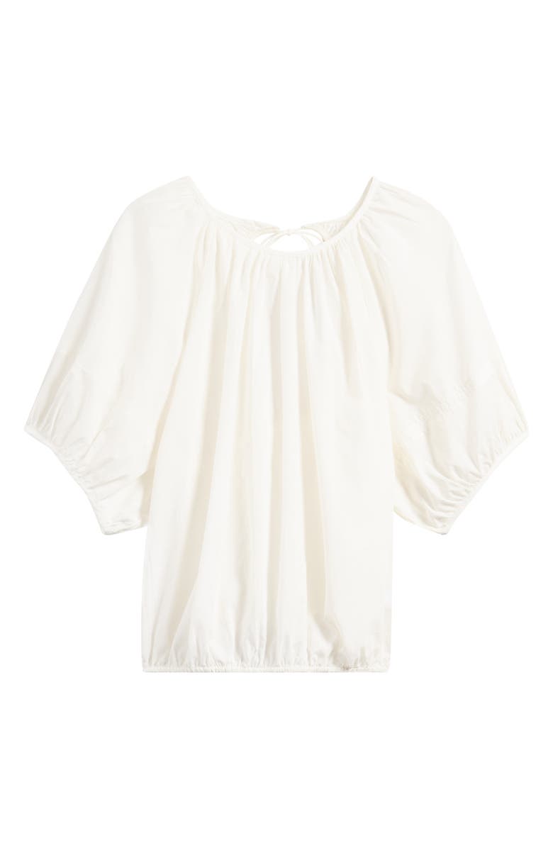 MOTHER The Party in the Back Cotton Shirt, Alternate, color, Lets Circle Back