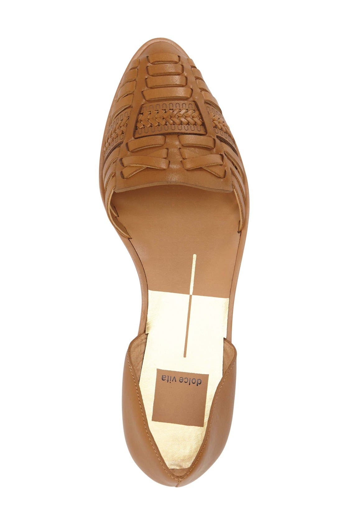 Dolce Vita 'Lucilla' Woven Pointy Toe Flat, Alternate, color, 