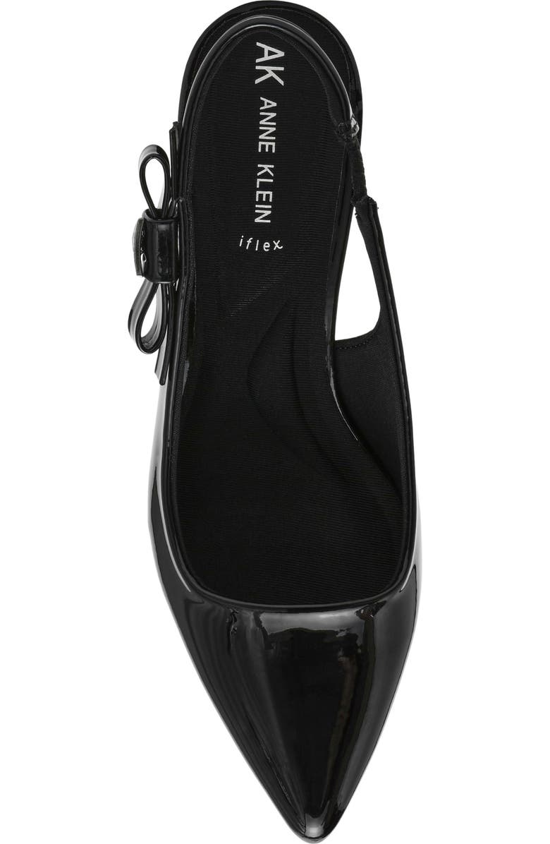 Anne Klein Ibbey Slingback Pump, Alternate, color, Black Patent