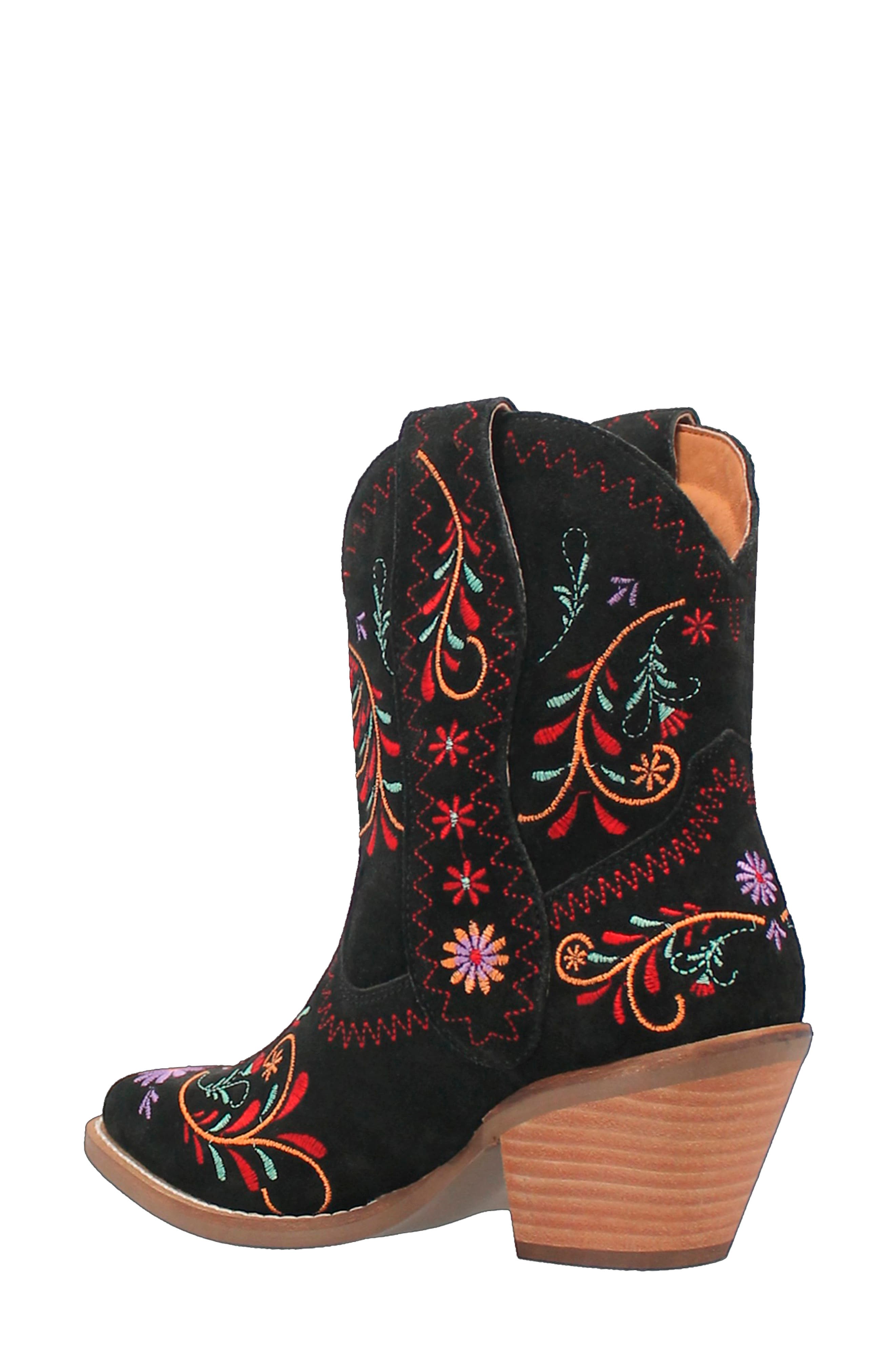 Dingo Sugar Bug Embroidered Western Boot, Alternate, color, 