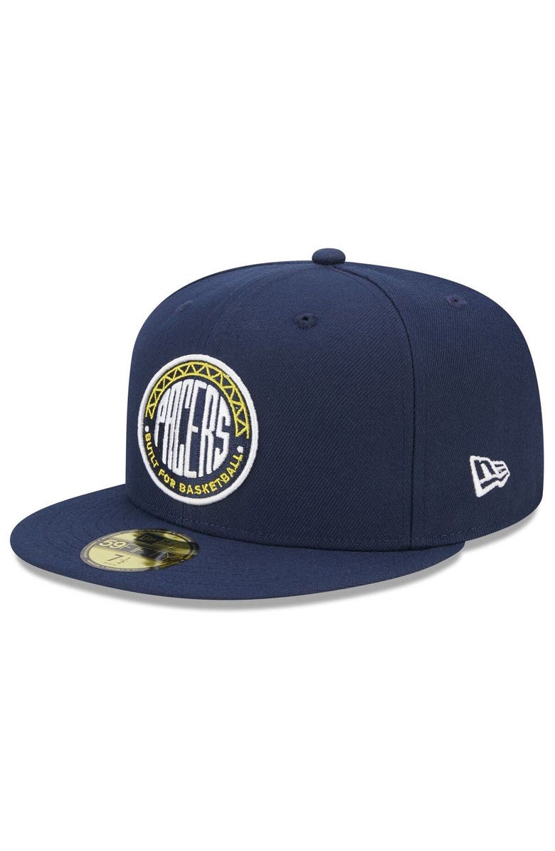 New Era Men's New Era  Gray Indiana Pacers 2022/23 City Edition Alternate Logo 59FIFTY Fitted Hat, Main, color, 