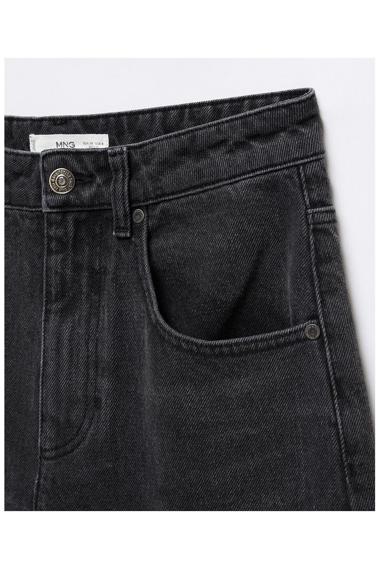 High Waist Balloon Jeans, Alternate, color, BLACK DENIM