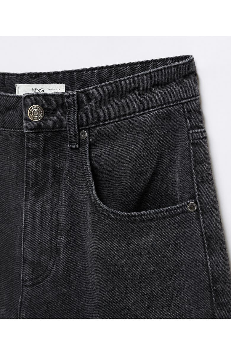 MANGO High Waist Balloon Jeans, Alternate, color, Black Denim