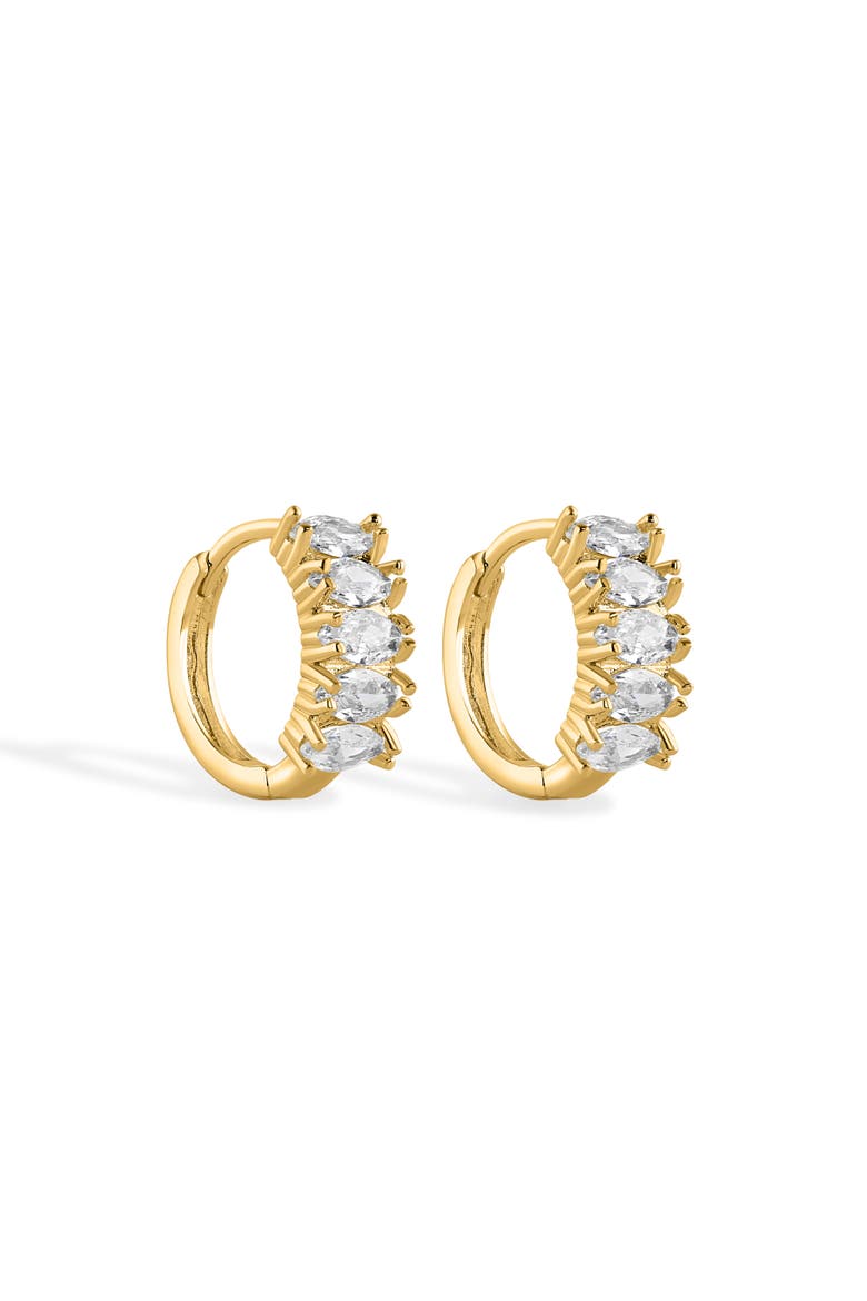 Baguette Hoops, Main, color, Yellow