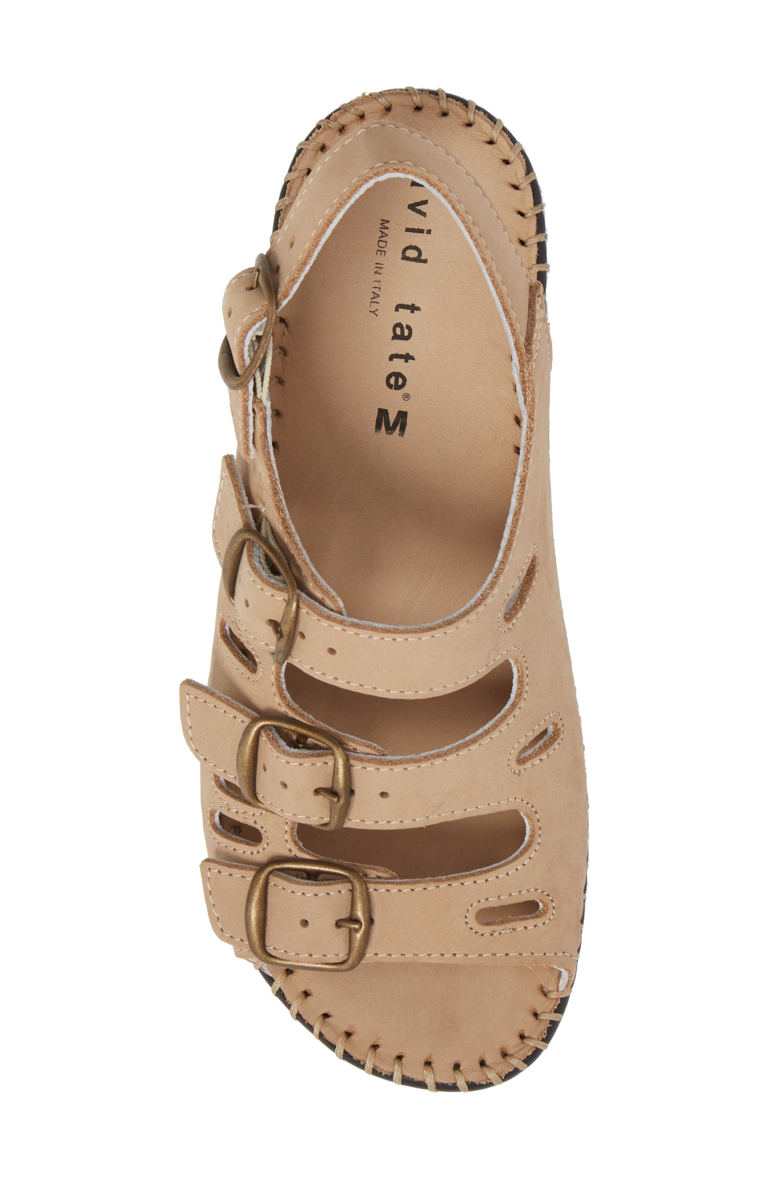 Luna Slingback Wedge Sandal, Alternate, color, CAPPUCCINO NUBUCK