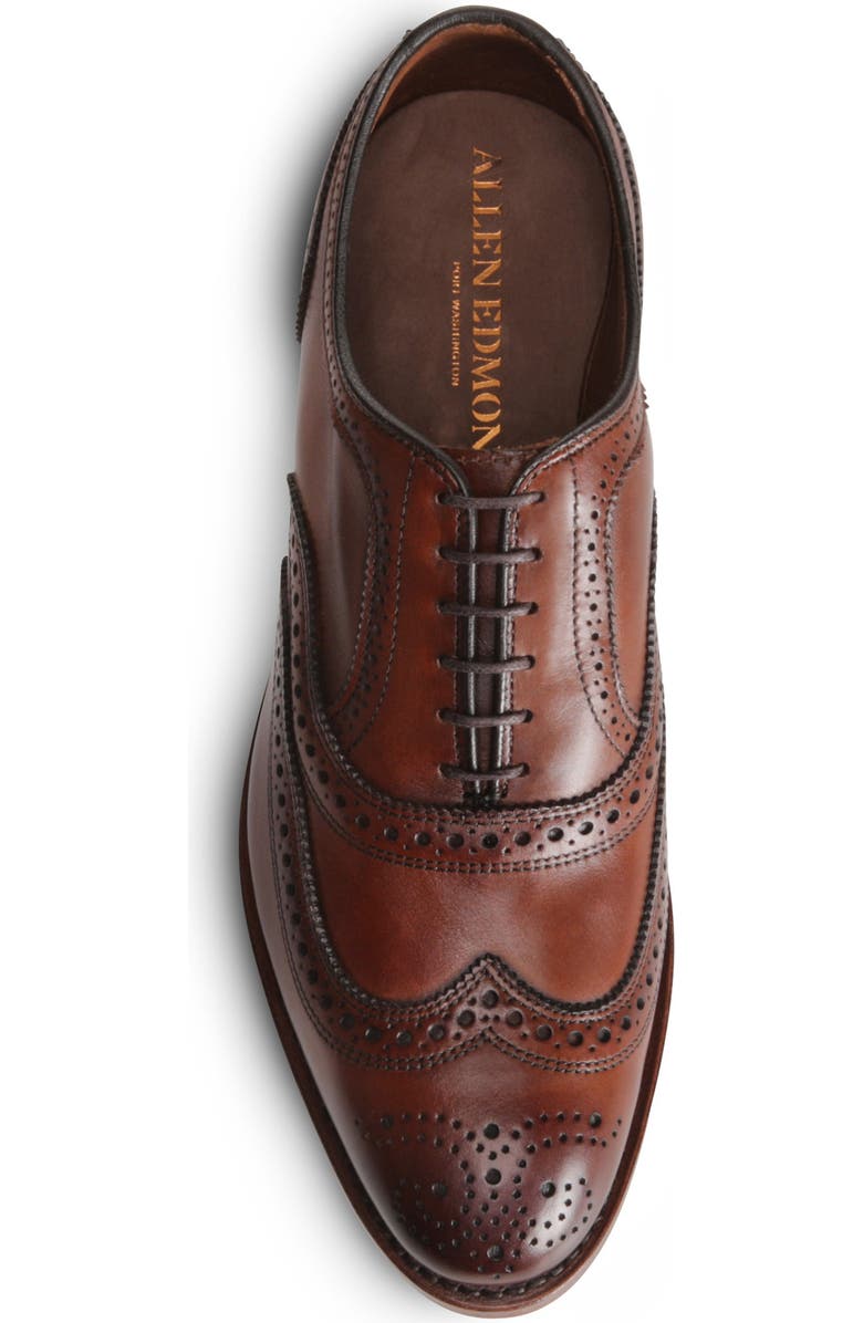 Allen Edmonds McAllister Wingtip, Alternate, color, Chili