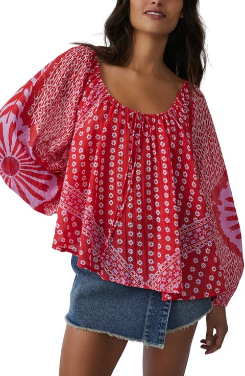Elena Floral Print Top
