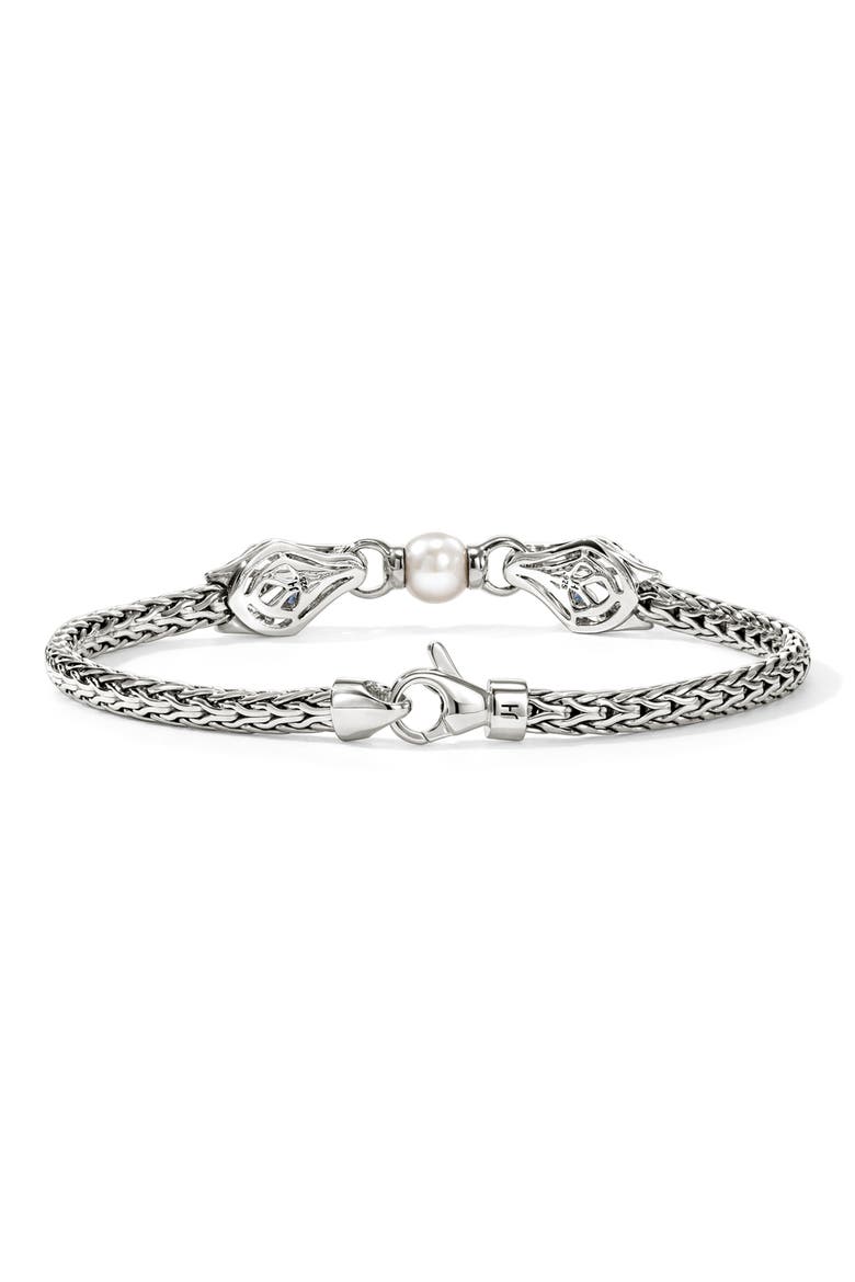 Naga Bracelet, Alternate, color, SILVER