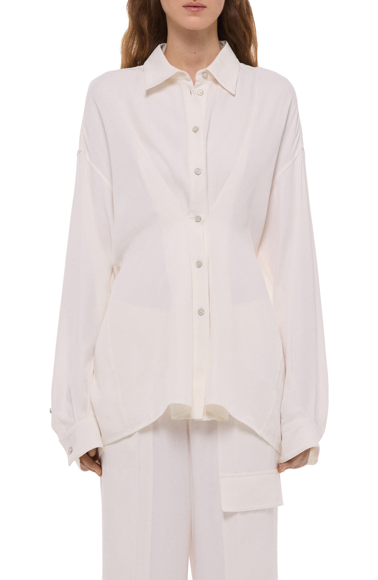 Cinched Long Sleeve Shirt - image 3
