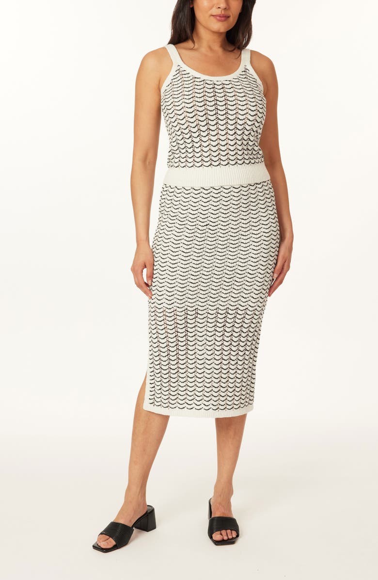 Scotch & Soda Scallop Knit Sweater Tank, Alternate, color,