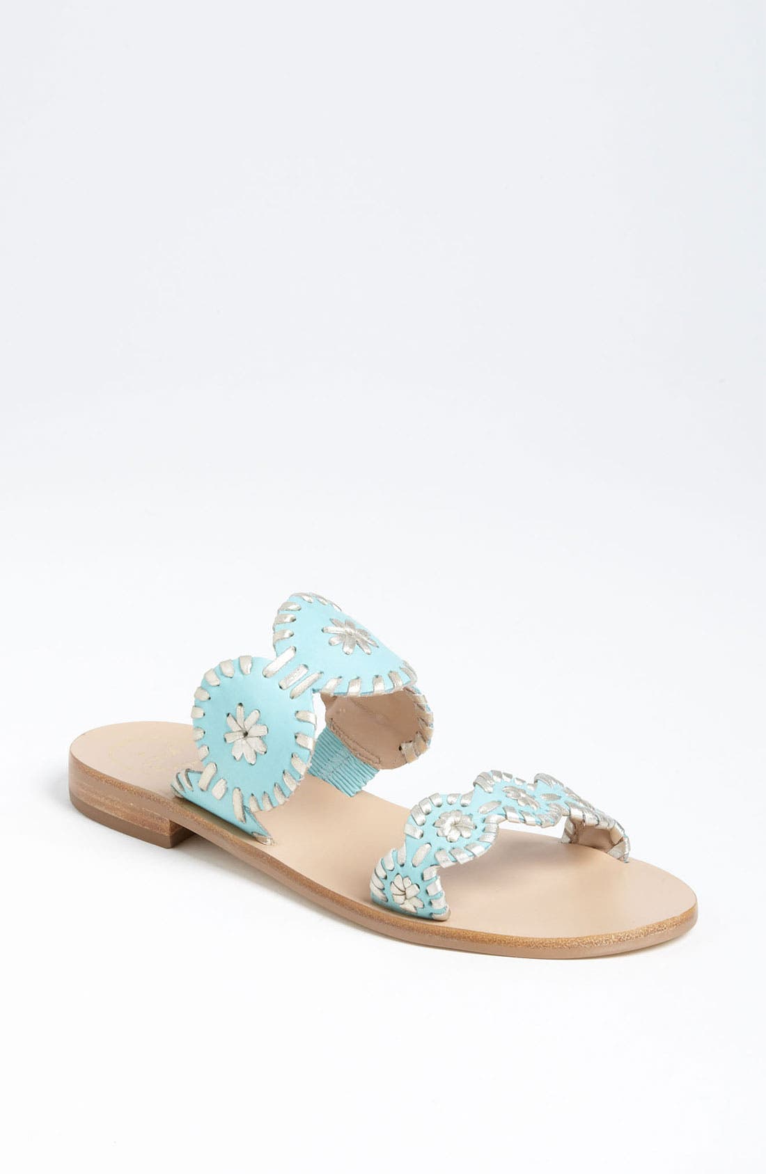 'Lauren' Sandal, Main, color, AQUA