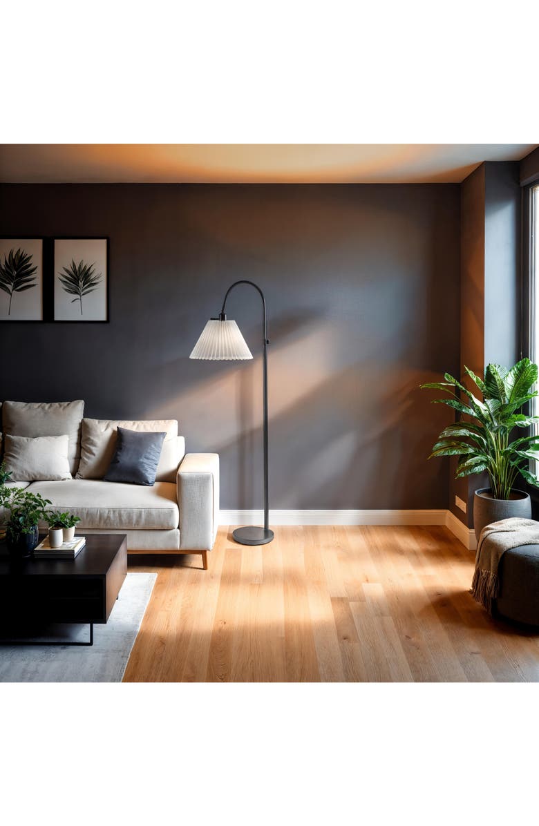 ADESSO LIGHTING Thalia Floor Lamp, Alternate, color, Black