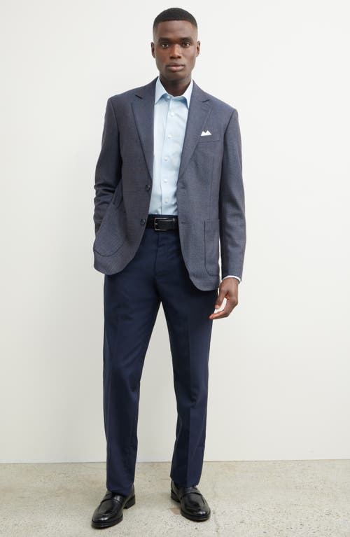 Nordstrom Nailhead Textured Wool Sport Coat In Gray