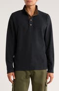 BURNSIDE Jacquard Henley Sweatshirt