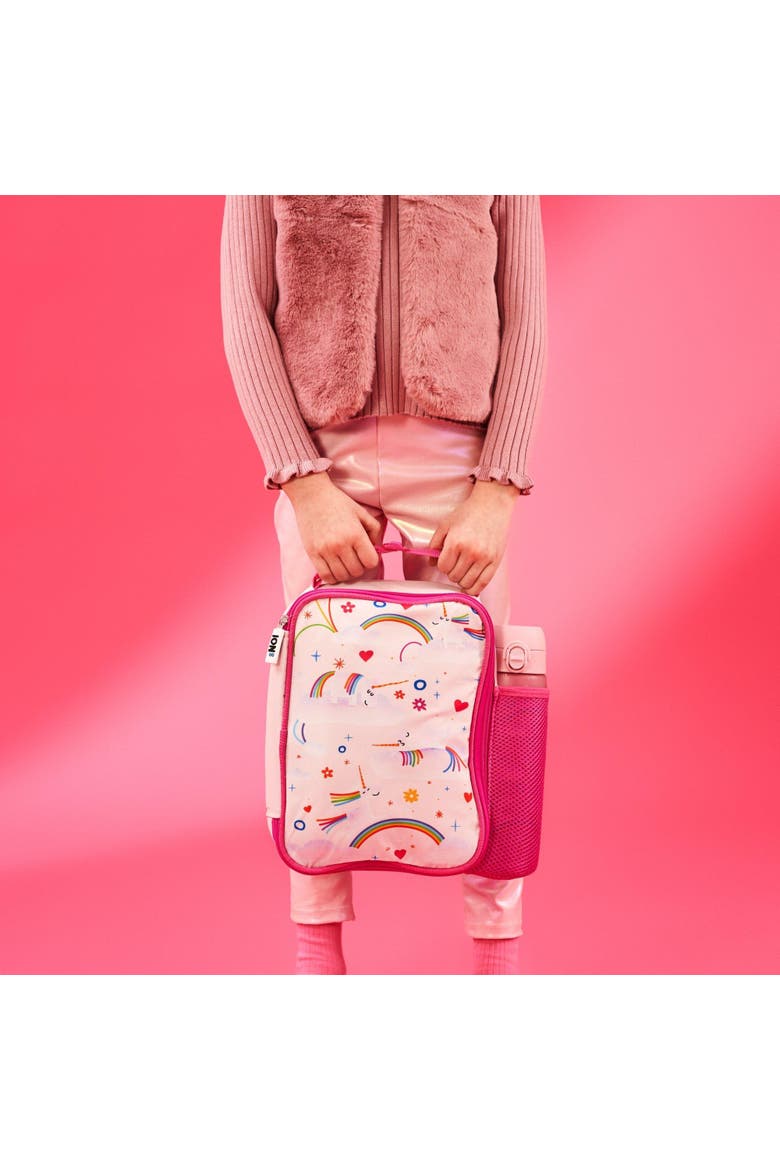 Lunch Bag, Insulated, Alternate, color, Unicorn Rainbows