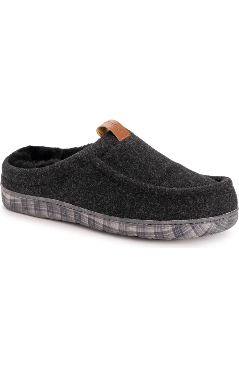 MUK LUKS Miles Clog Slipper, Main, color, Heathered Black