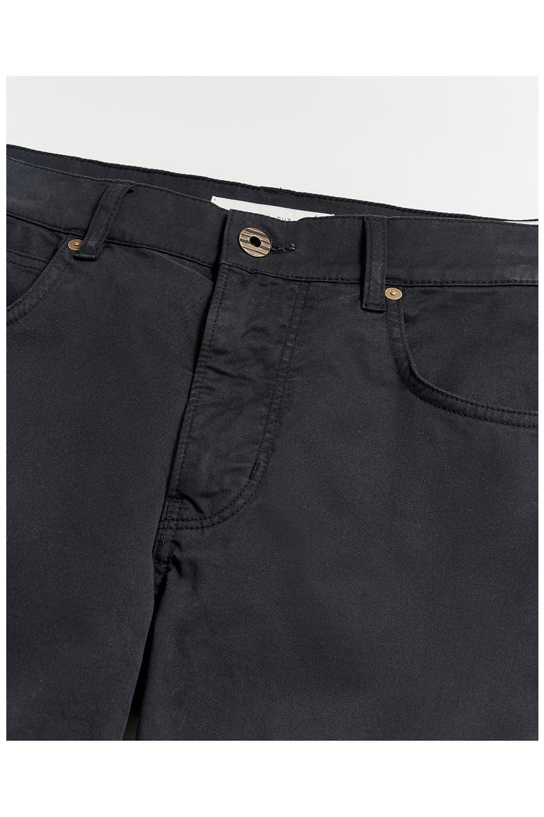 Stretch Cotton Five Pocket Pants, Alternate, color, BLACKDNU