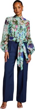 Coast Petite Pintuck Detail Wide Leg Jumpsuit