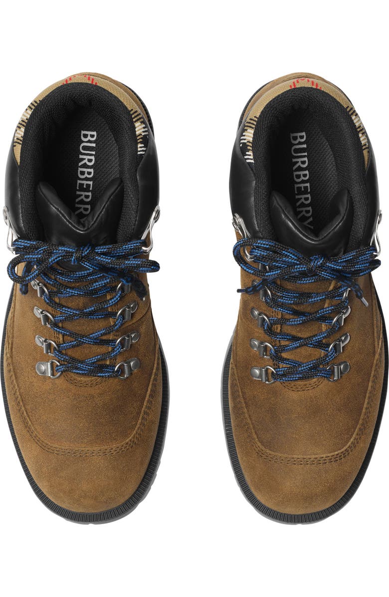 Burberry Moor Lace-Up Boot, Alternate, color, Jute