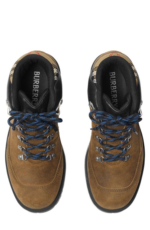 Burberry Moor Lace-up Boot In Brown
