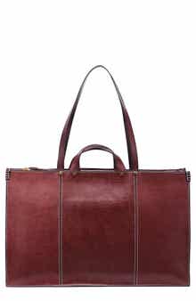 Sandstorm Leather Tote Bag