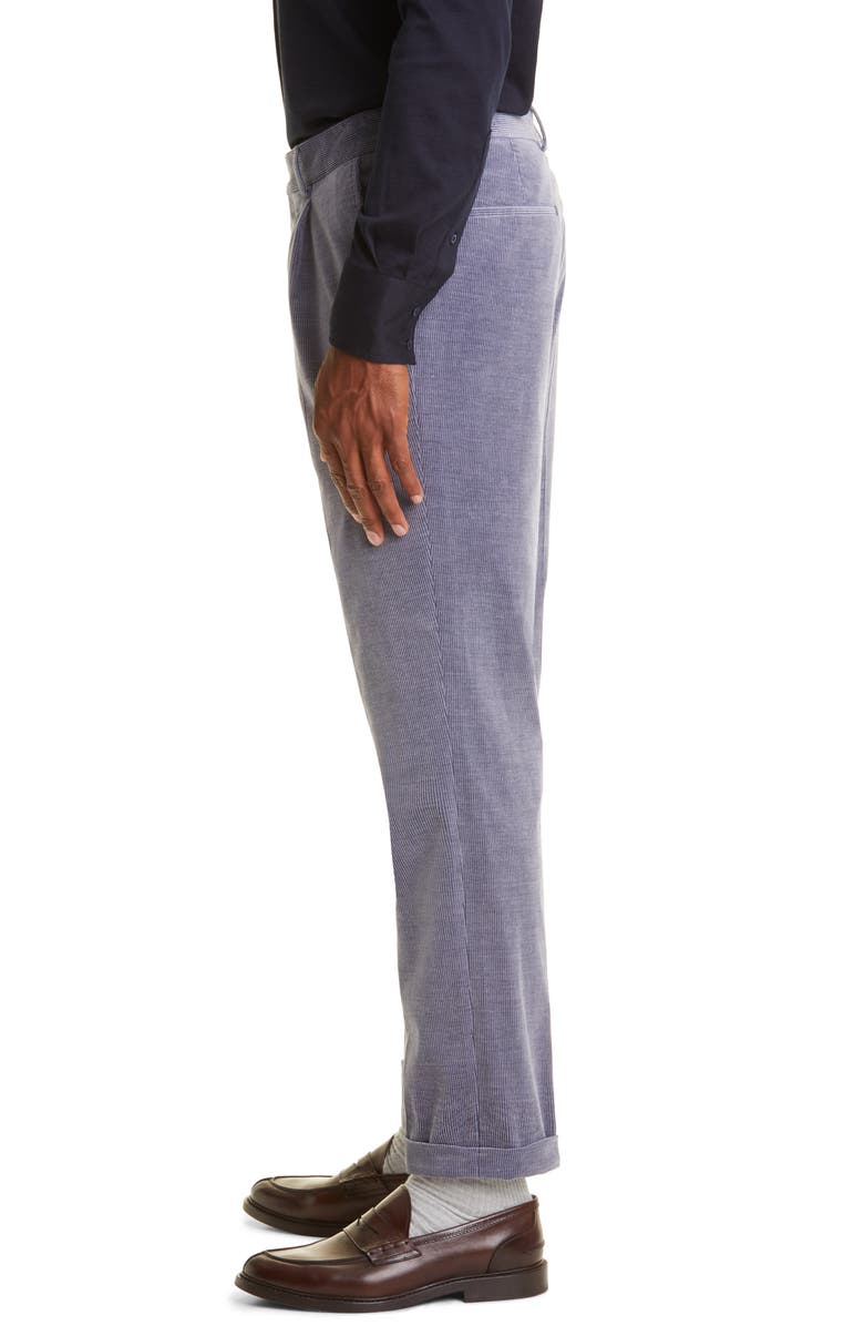 Brunello Cucinelli Men's Pleated Leisure Fit Corduroy Pants, Alternate, color,