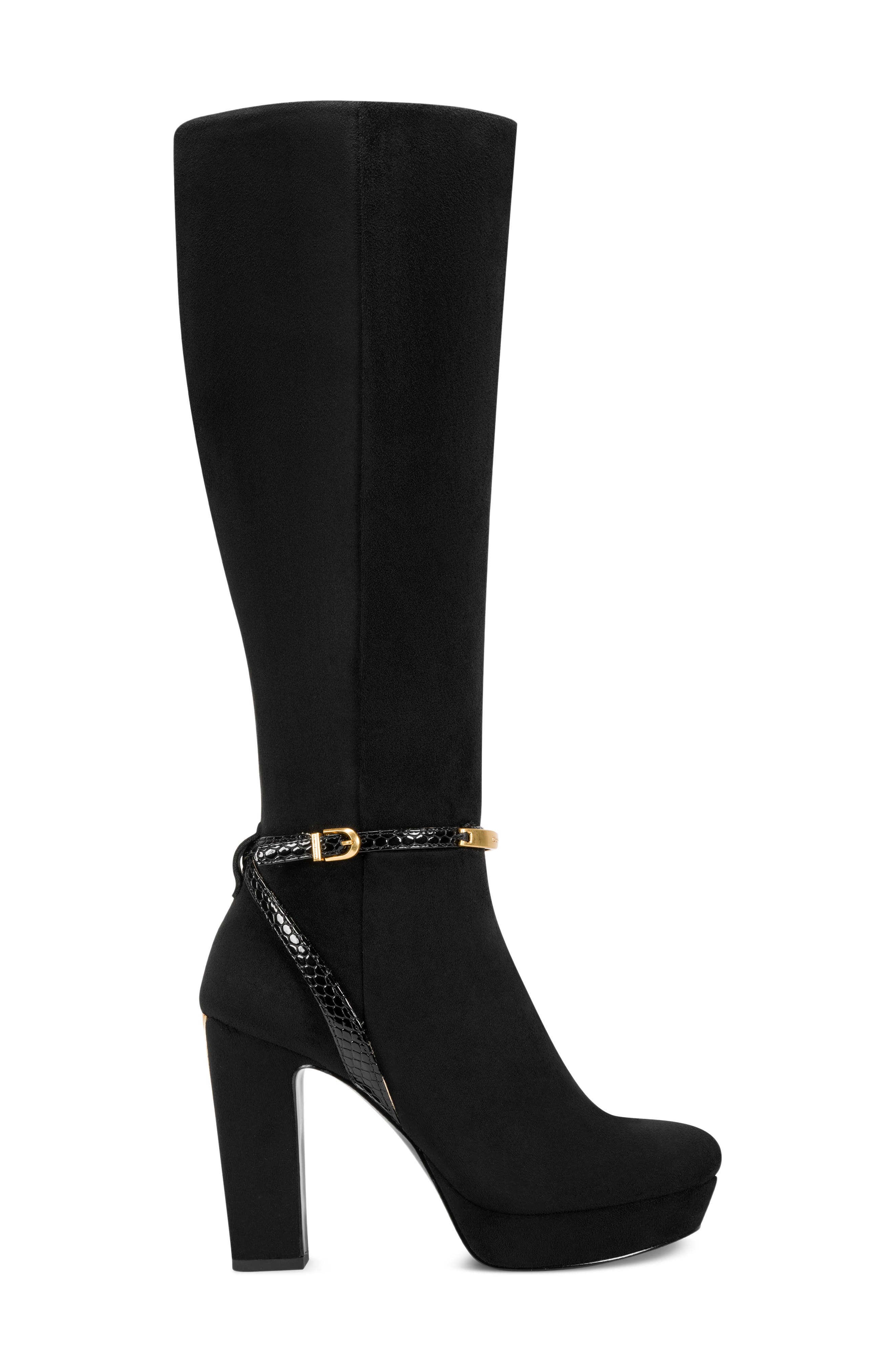 Sparrow Platform Boot, Alternate, color, BLACK