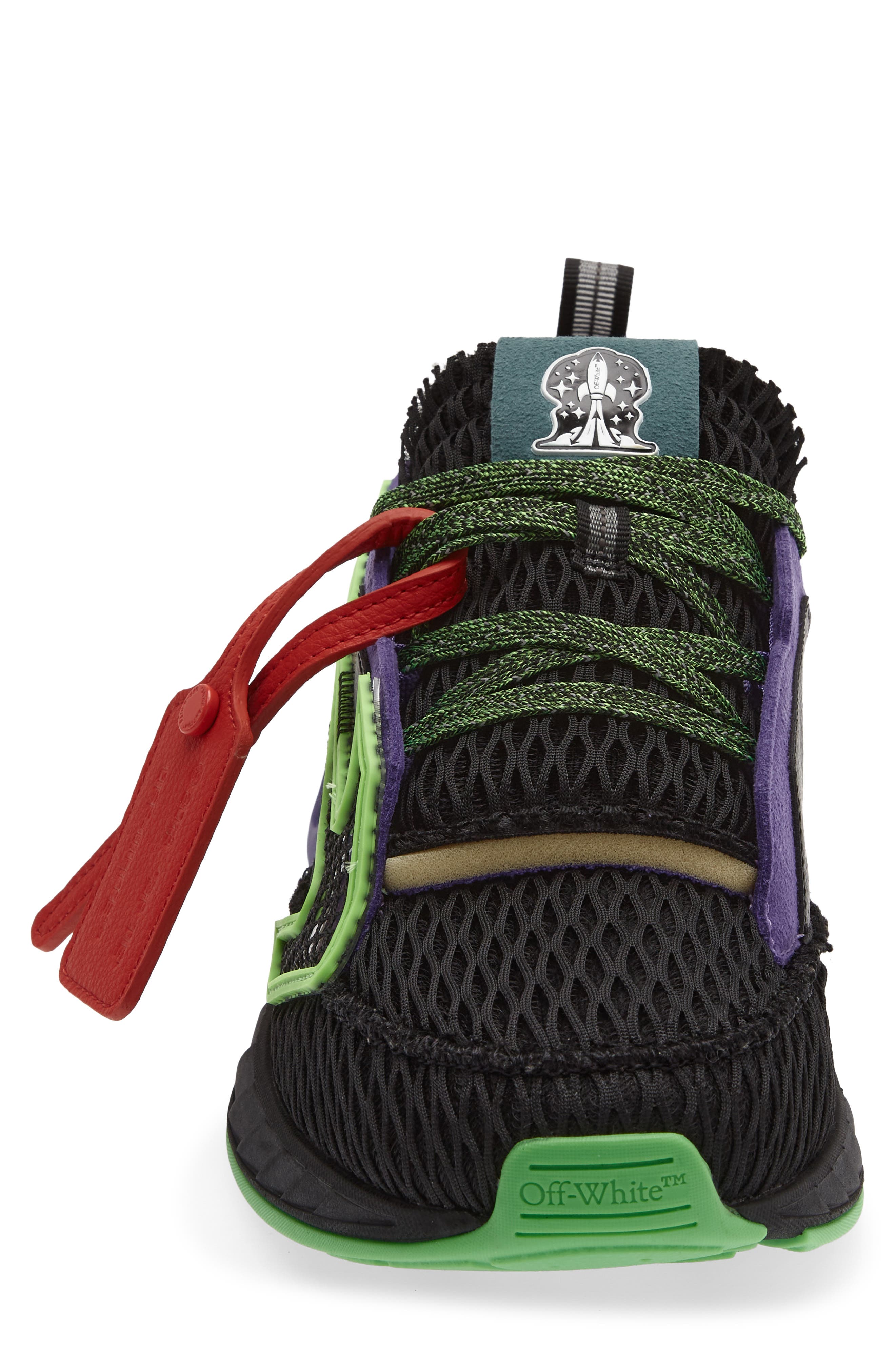 Space Memo Sneaker, Alternate, color, BLACK/ PURPLE
