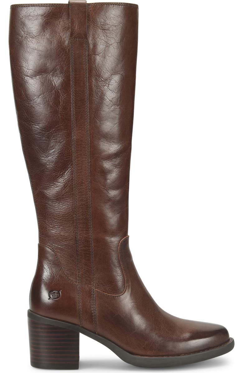 Børn Harding Knee High Boot, Alternate, color, Brown Leather