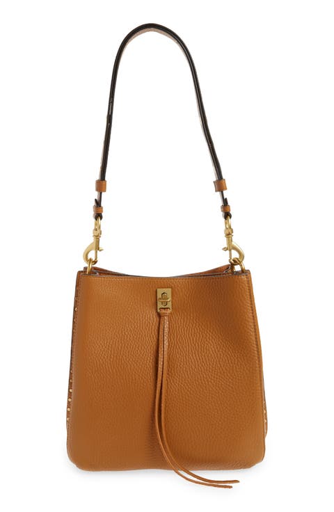 Darren Deerskin Leather Shoulder Bag