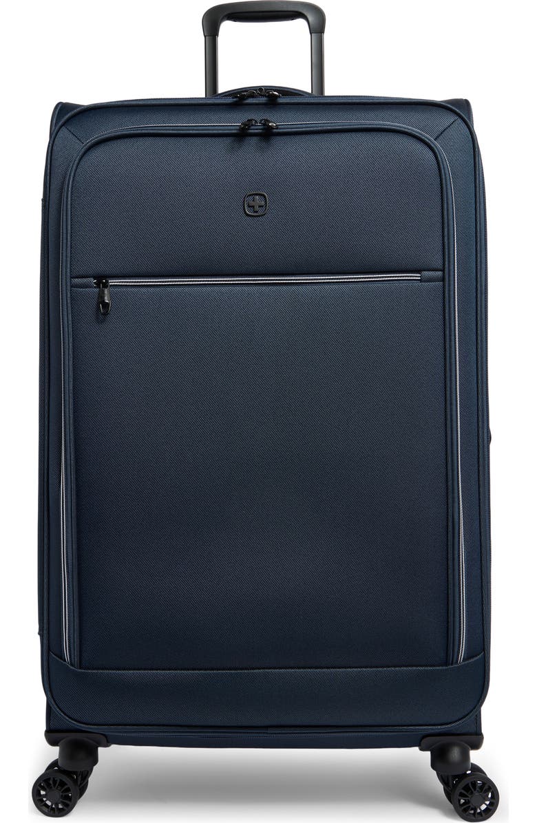 SWISSGEAR 28-Inch Softside Spinner Luggage, Main, color, Navy