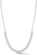 SPHERA MILANO Cubic Zirconia Ball Chain Charm Necklace