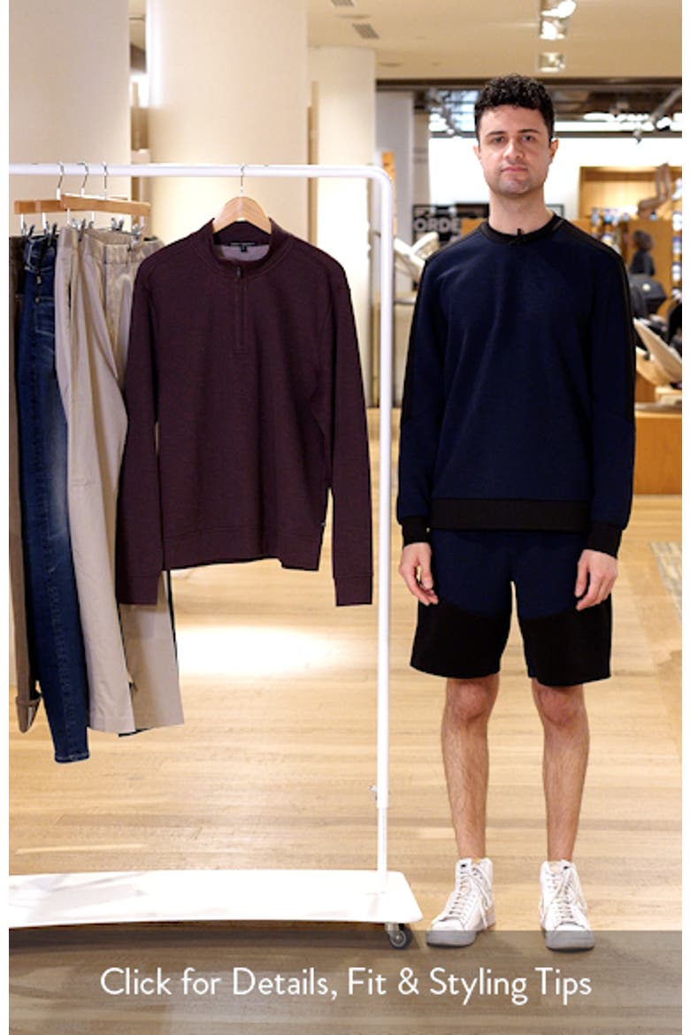 Yorgos Quarter Zip Piqué Pullover video