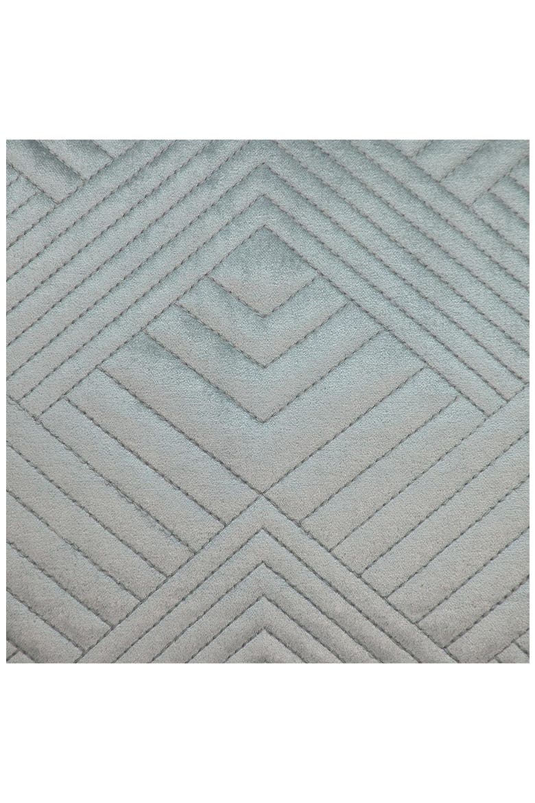 Gaia Topstitched Throw Pillow, Alternate, color, GREY