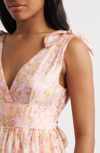 Stella Floral Organza Midi Dress