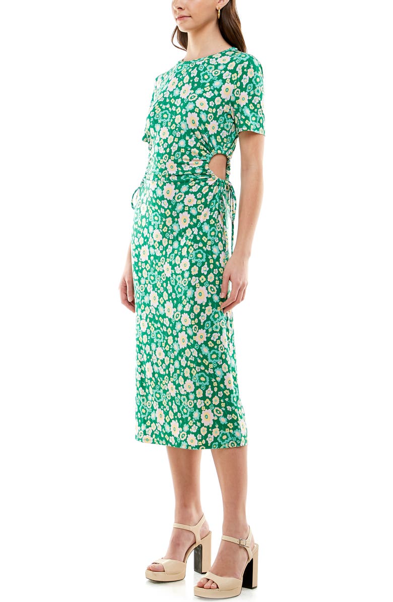 WAYF Jetset Cutout Knit Dress, Alternate, color,