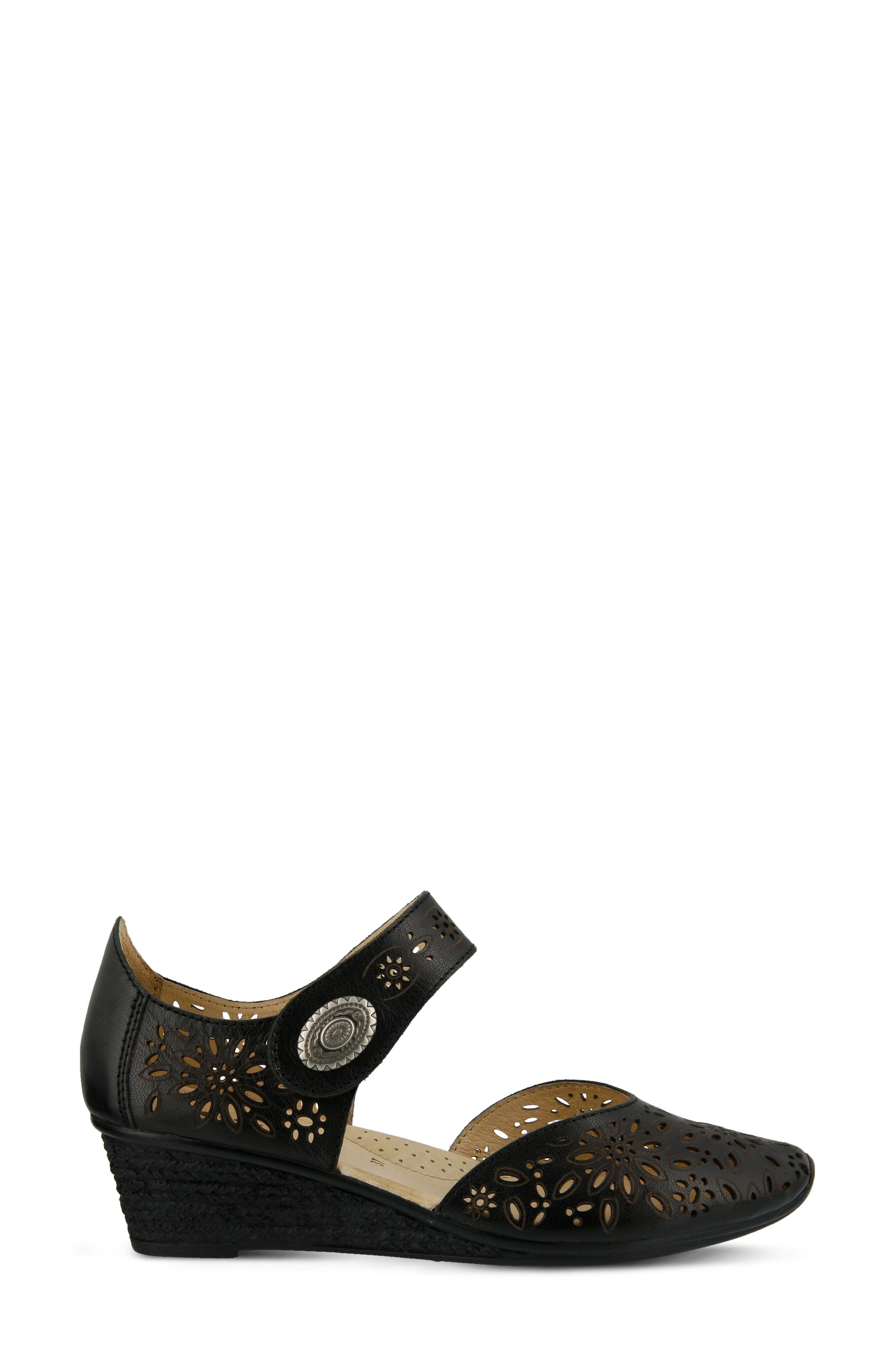 Spring Step Nougat Pump, Alternate, color, Black Leather