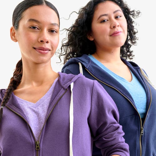 Shop Primary Adult 24/7 Zip Hoodie In Sunwashed Teal
