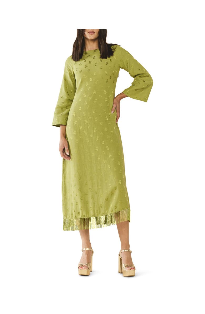 Eddy Ariana Dress, Main, color, Olive Chartreuse