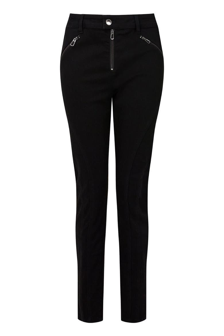 Stretch Denim Rocker Skinny Jean, Alternate, color, BLACK